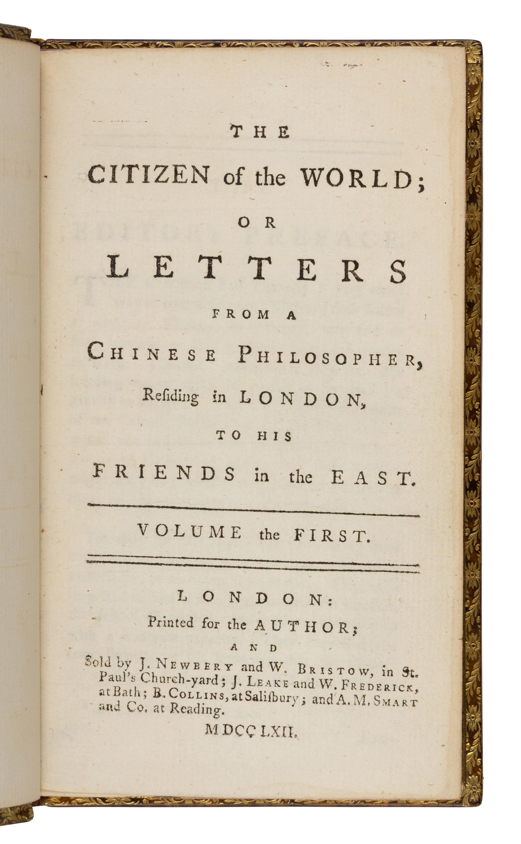 [Literature] Goldsmith, Oliver. Pair of first editions