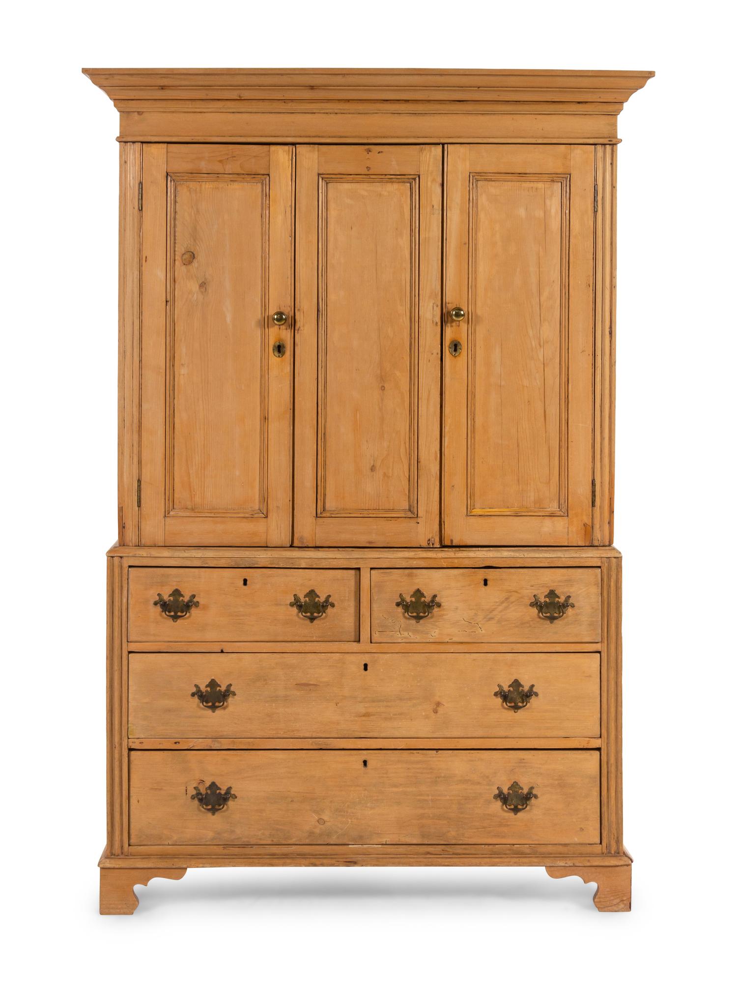 An English Pine Cabinet