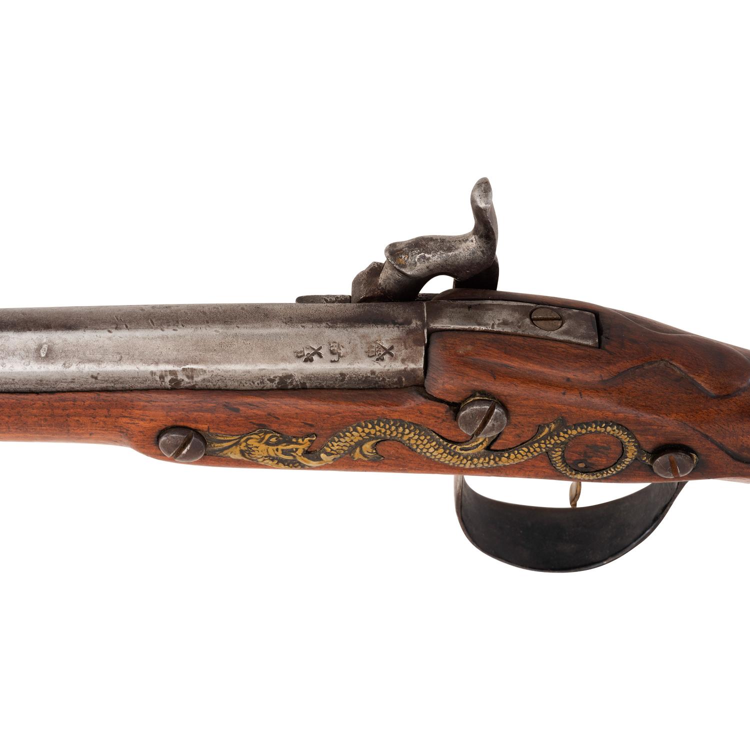 Modified Percussion Altered Northwest Trade Gun by Barnett