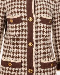 Chanel Two-Piece Houndstooth Skirt Suit, 1990s