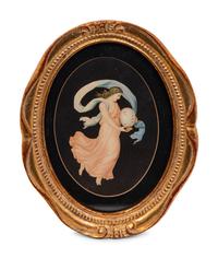 A Set of Four Framed Prints Depicting the Four Seasons