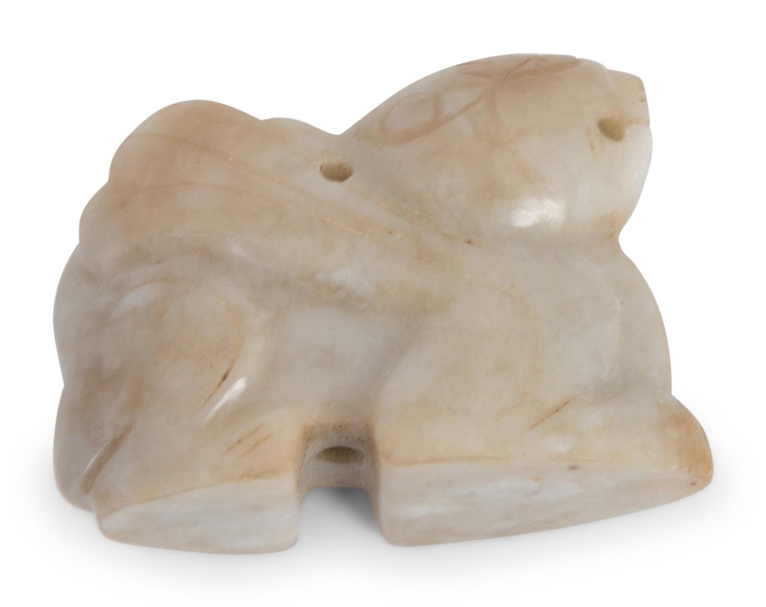 A Group of Eight Chinese Carved Hardstone Ornaments — 19TH/20TH CENTURY