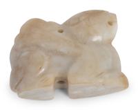 A Group of Eight Chinese Carved Hardstone Ornaments — 19TH/20TH CENTURY