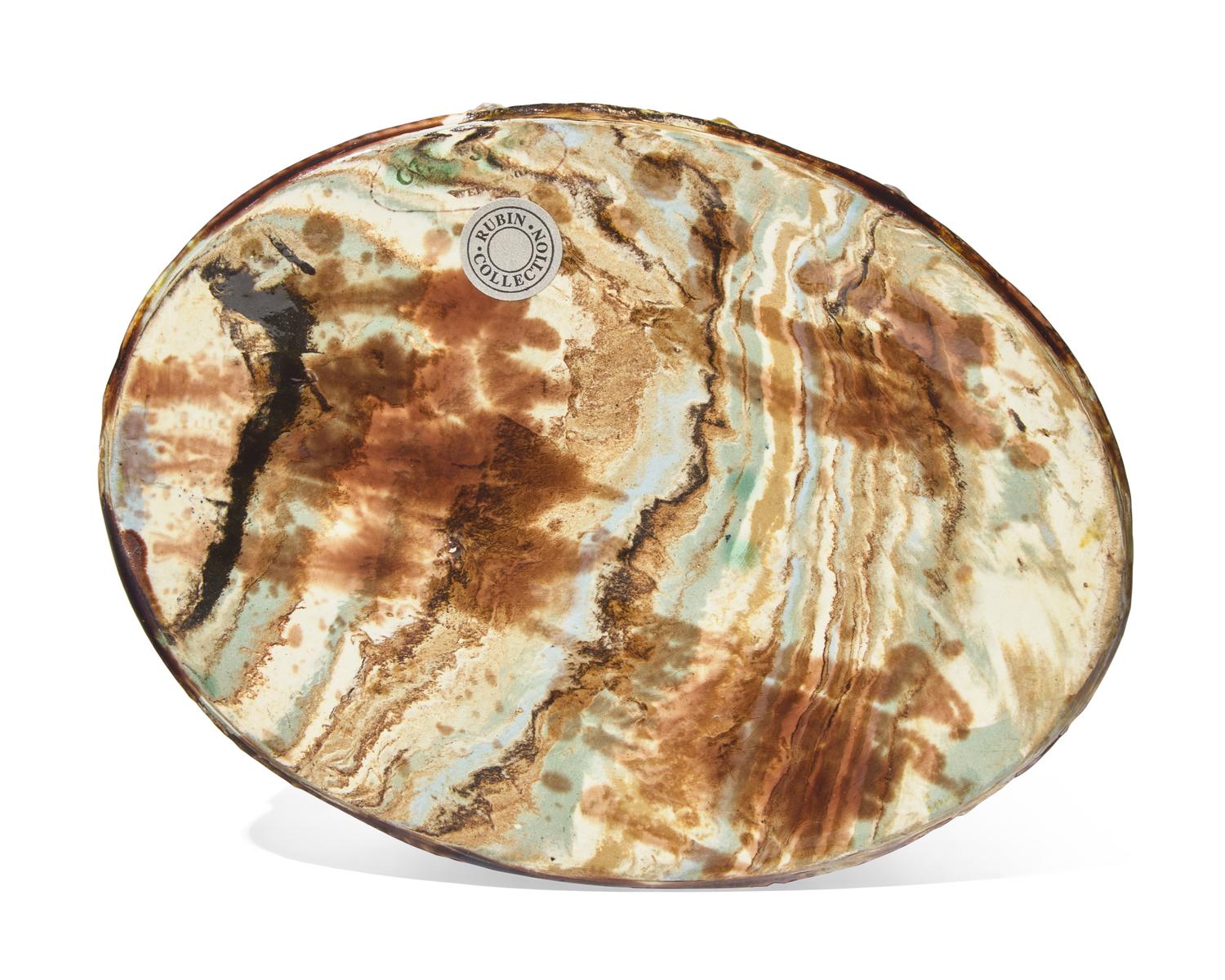 A Wedgwood Majolica Game Pie Dish and Cover