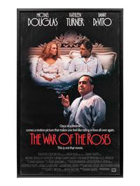 The War of the Roses (20th Century Fox, 1989) Cast Autographed Poster