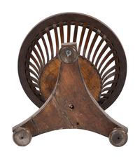 A Regency Style Mahogany Veneered and Brass Handled Fern Stand