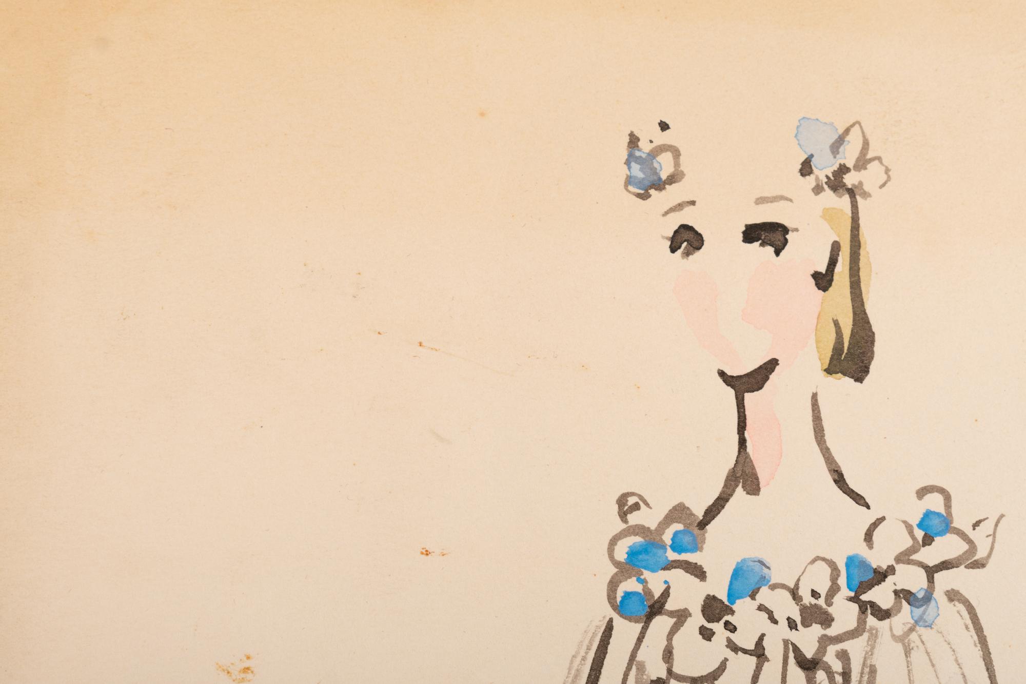 Nine Cecil Beaton Illustrations, 1950s-60s