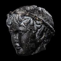 A Roman Black Dolomite Head of a Youth