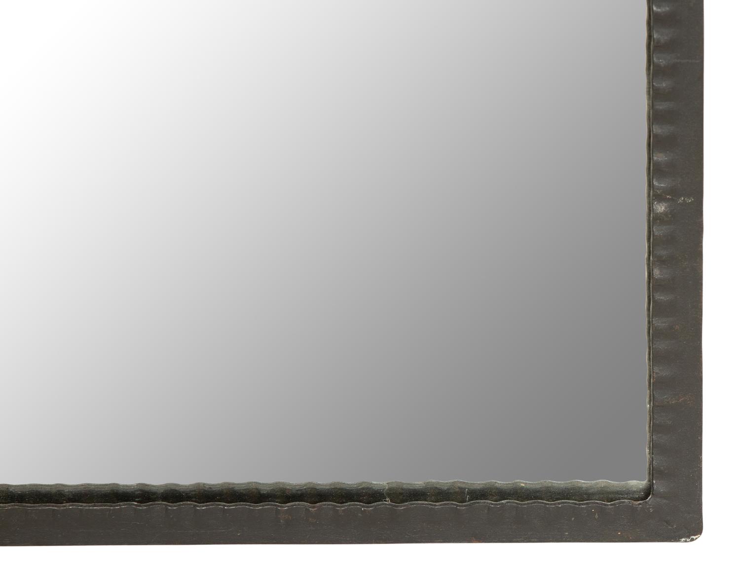 A Belle Epoque Style Parcel Gilt Iron Mirror