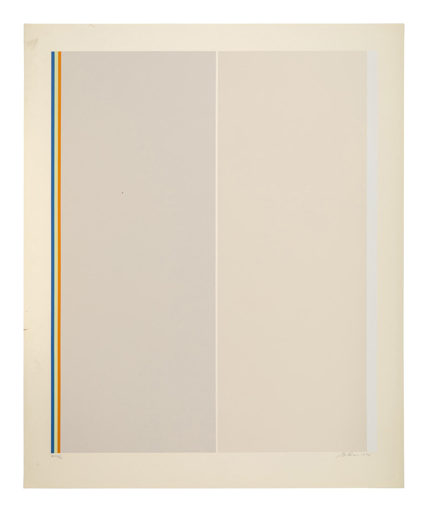 Homage to Barnett Newman , 1979