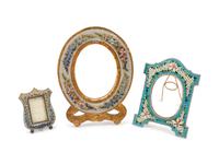 Three Italian Micromosaic Frames