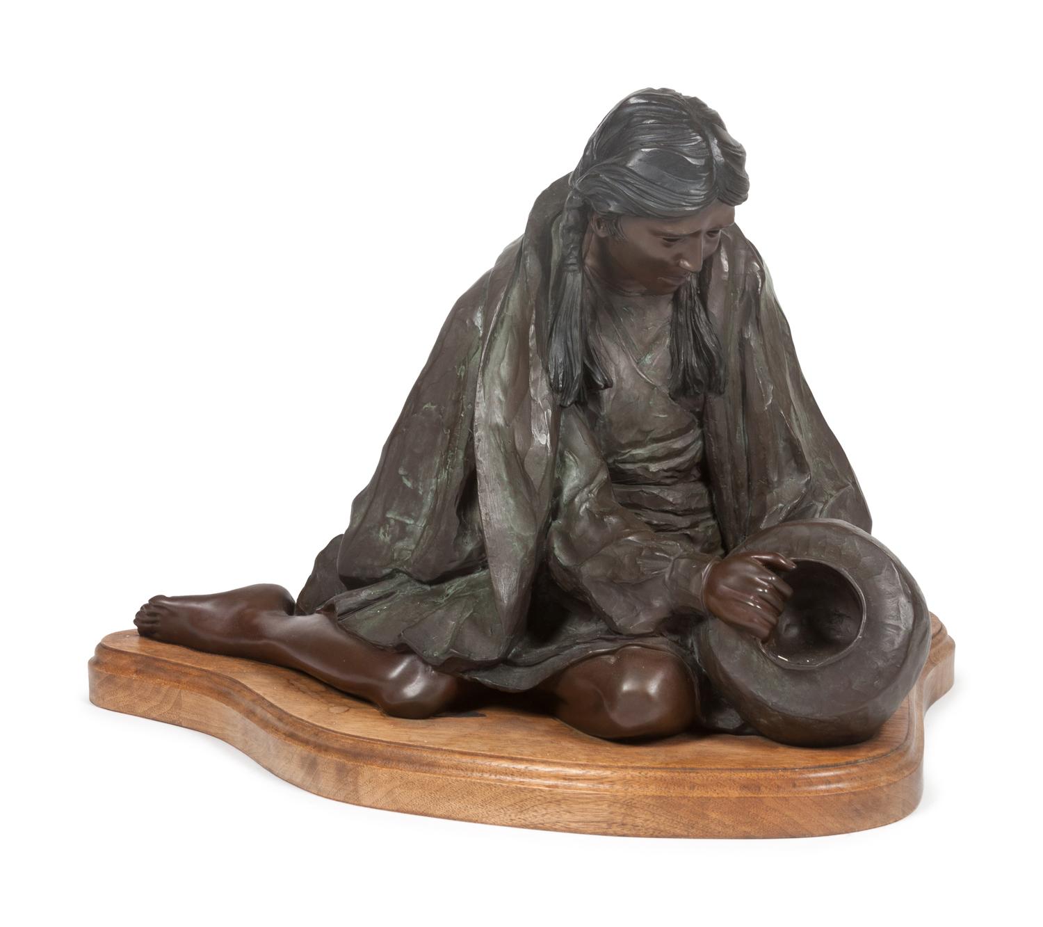 Female with Pottery