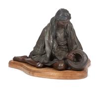 Female with Pottery