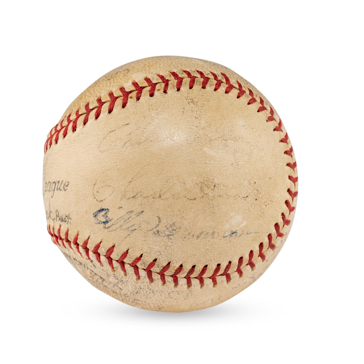 A 1936 Chicago Cubs and St. Louis Cardinals Multi Signed Autograph Baseball (Beckett Authentication Services)