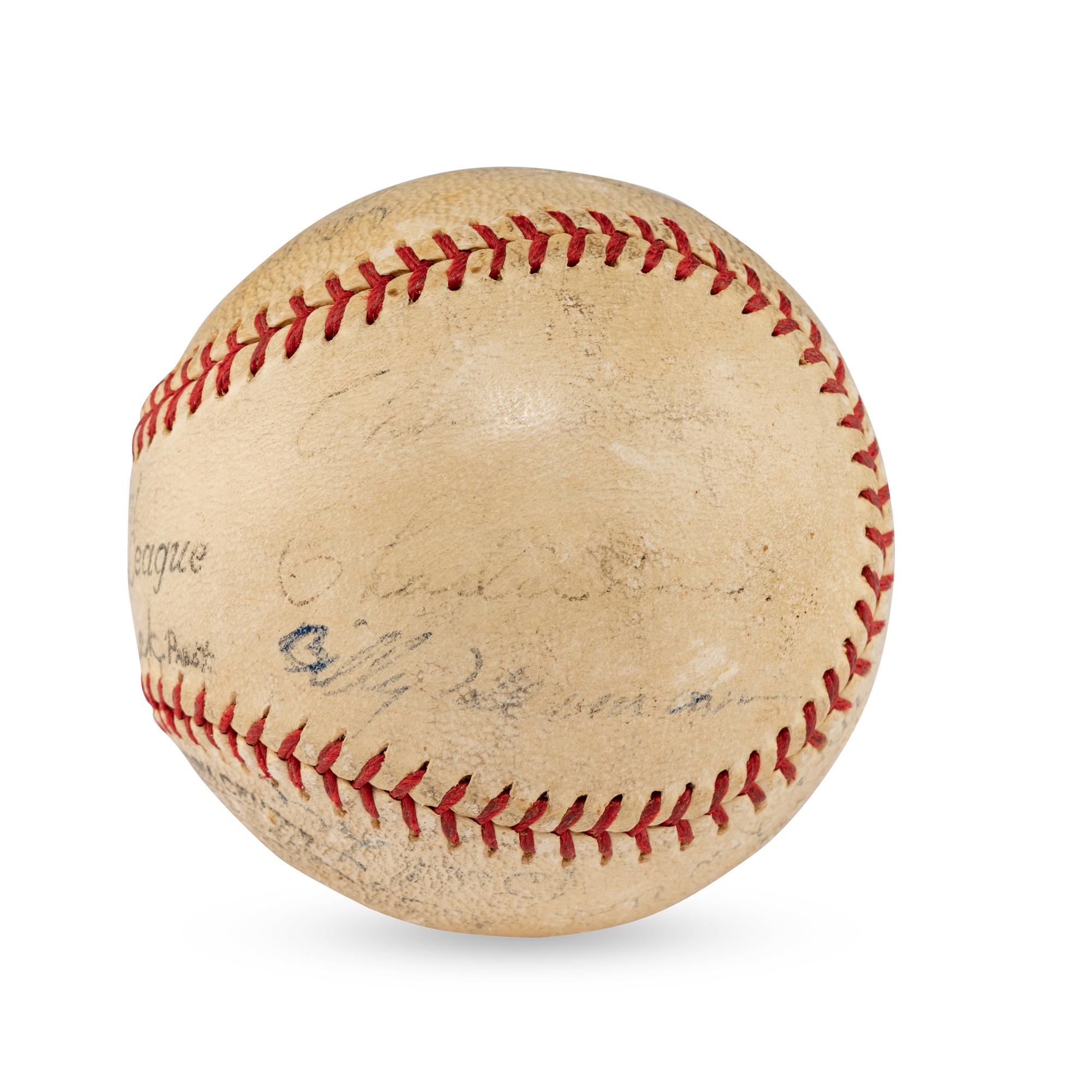 A 1936 Chicago Cubs and St. Louis Cardinals Multi Signed Autograph Baseball (Beckett Authentication Services)