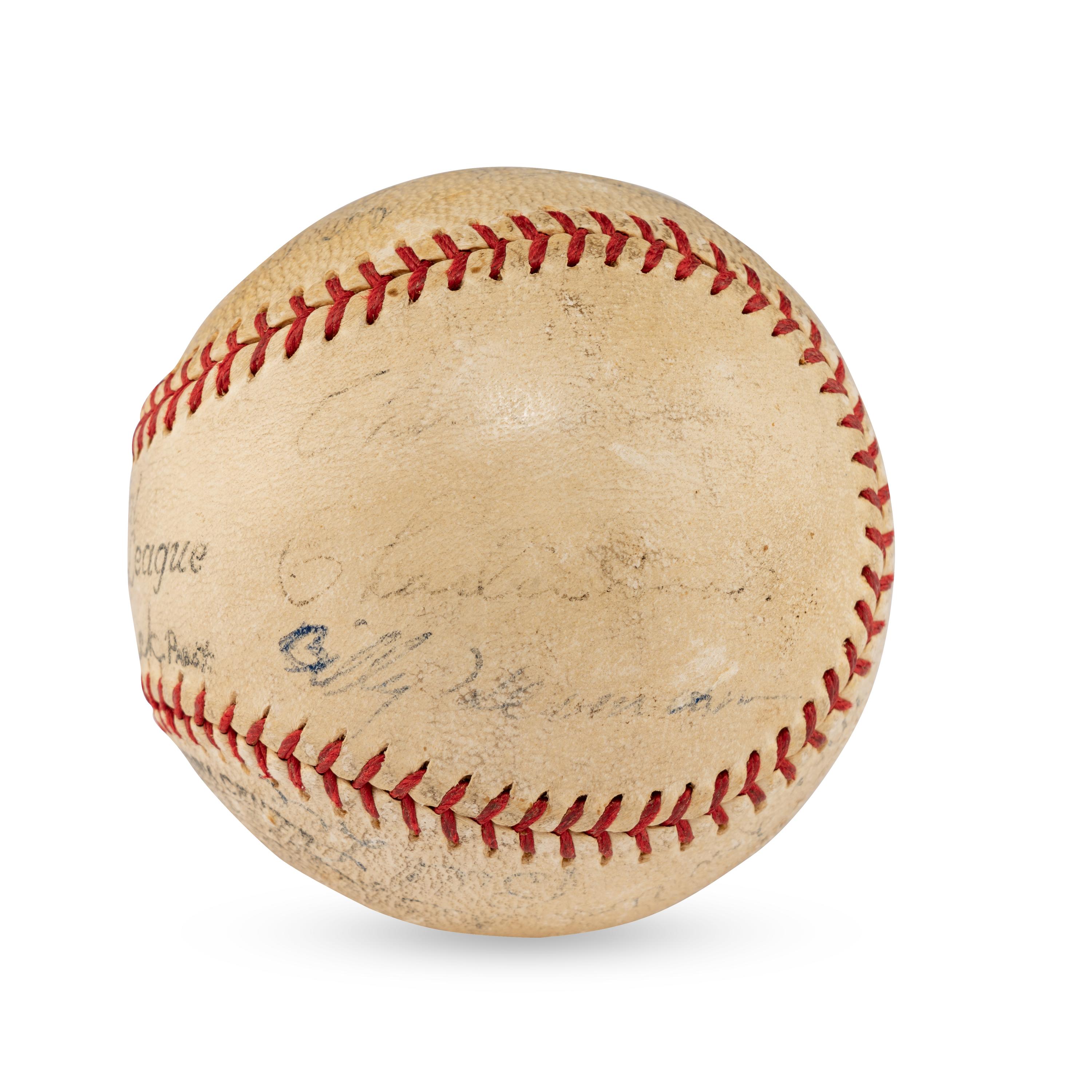A 1936 Chicago Cubs and St. Louis Cardinals Multi Signed Autograph Baseball (Beckett Authentication Services)