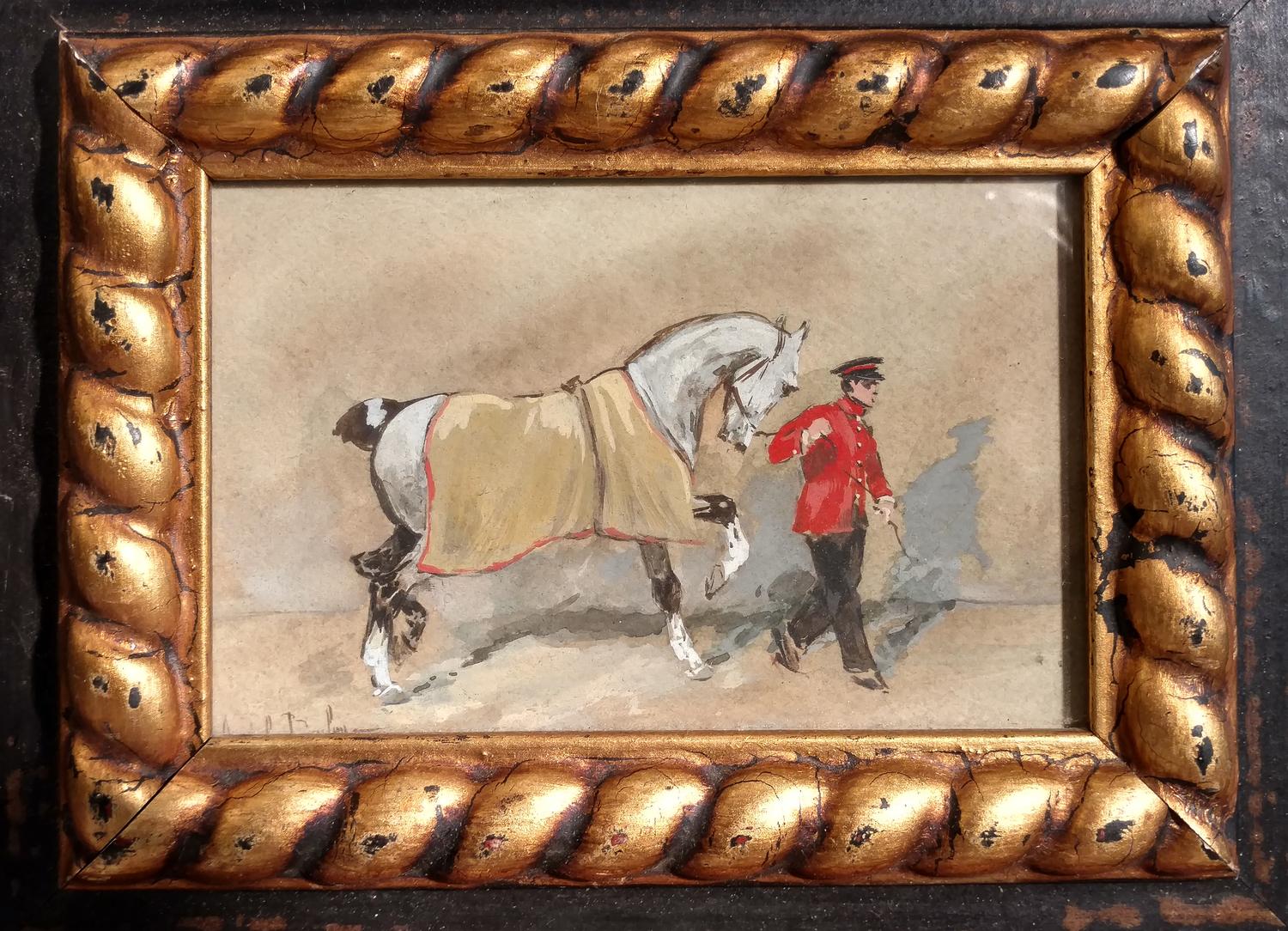 Artist Unknown, (19th century), Horse and Groom