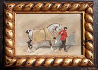 Artist Unknown, (19th century), Horse and Groom