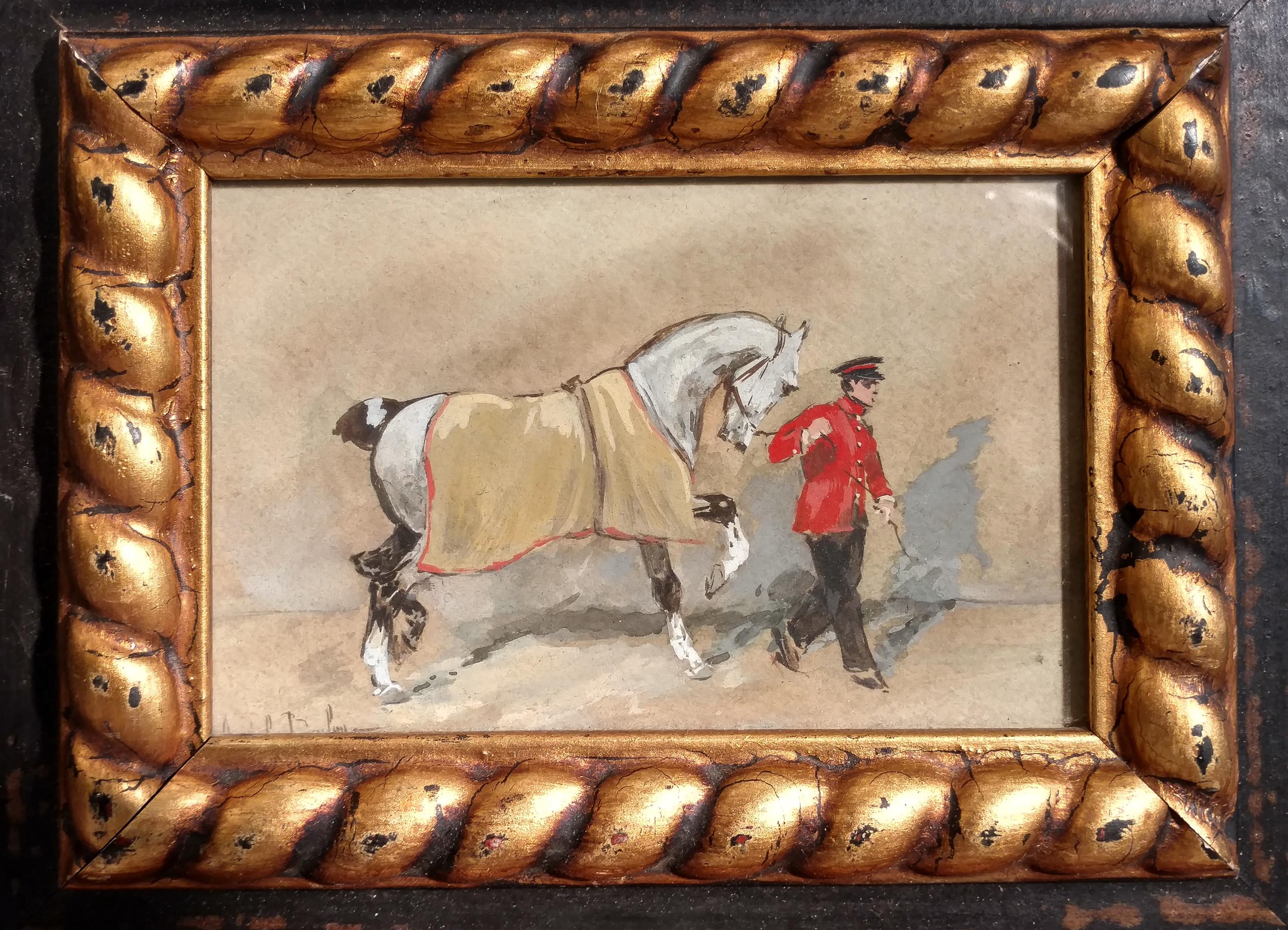 Artist Unknown, (19th century), Horse and Groom