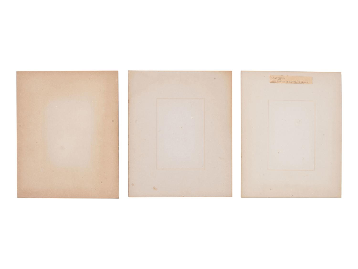 [NATIVE AMERICANS]. MOON, Carl (1879-1948). A group of 4 photographs of male and female Native American subjects.