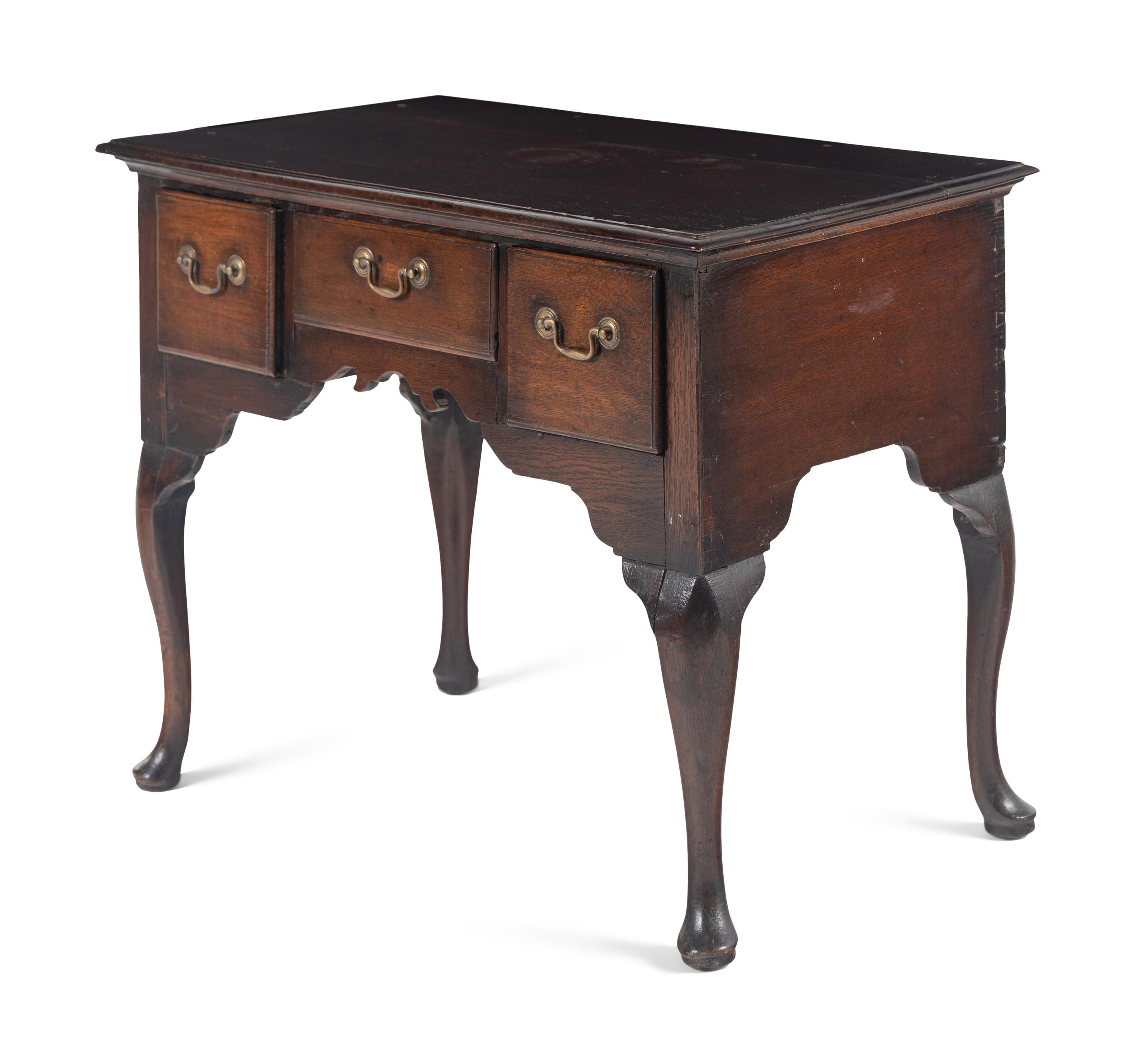 A George I Oak Dressing Table