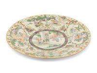 A Chinese Export Famille Rose Porcelain Charger