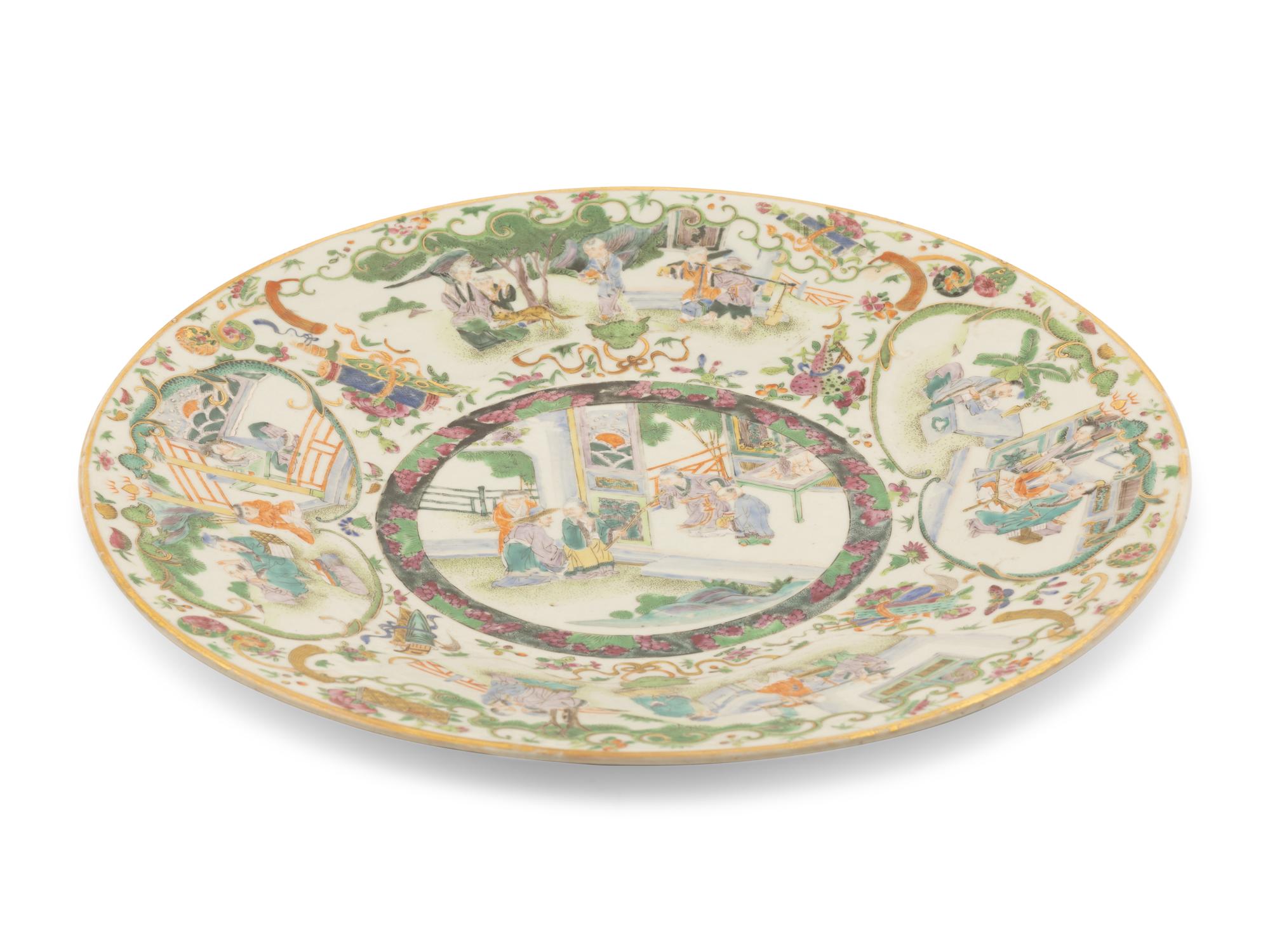A Chinese Export Famille Rose Porcelain Charger