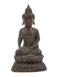 A Bronze Figure of Seated Buddha