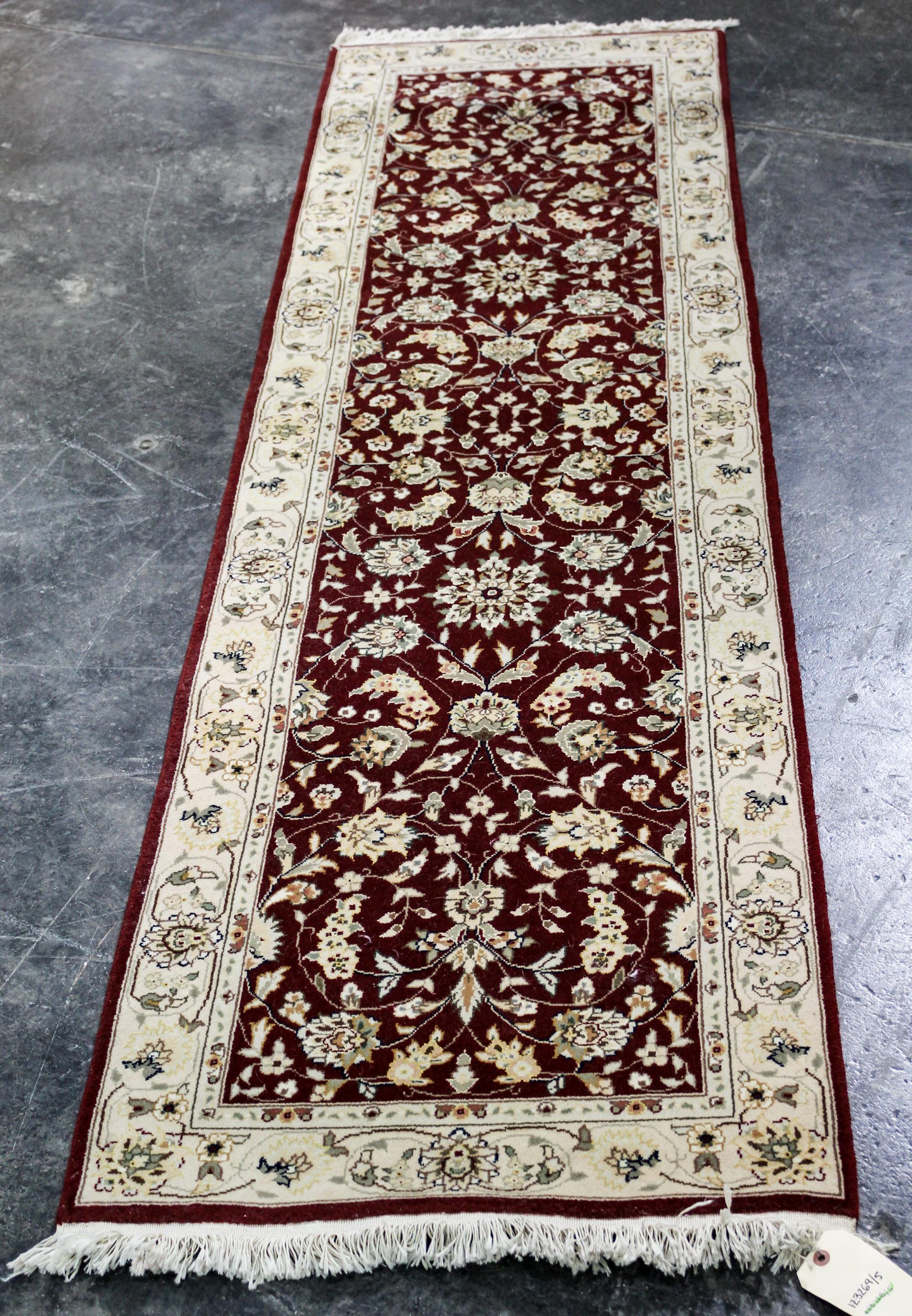A Tabriz Wool Runner. 7 feet 11 inches x 2 feet 3 inches.