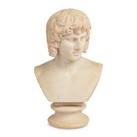 A Composition Marble Bust of Antinous