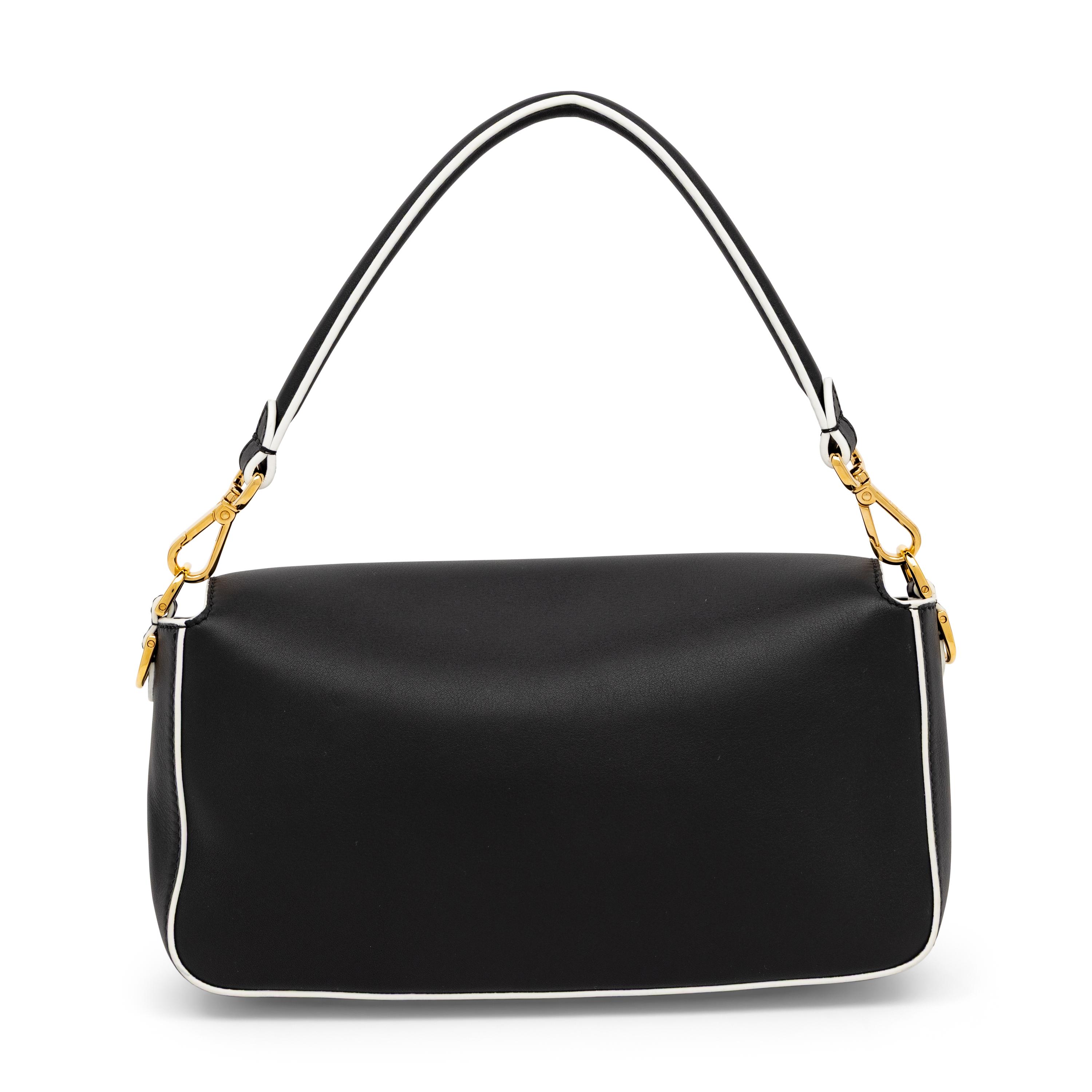 Fendi, Leather Monster Baguette & Fur Charm