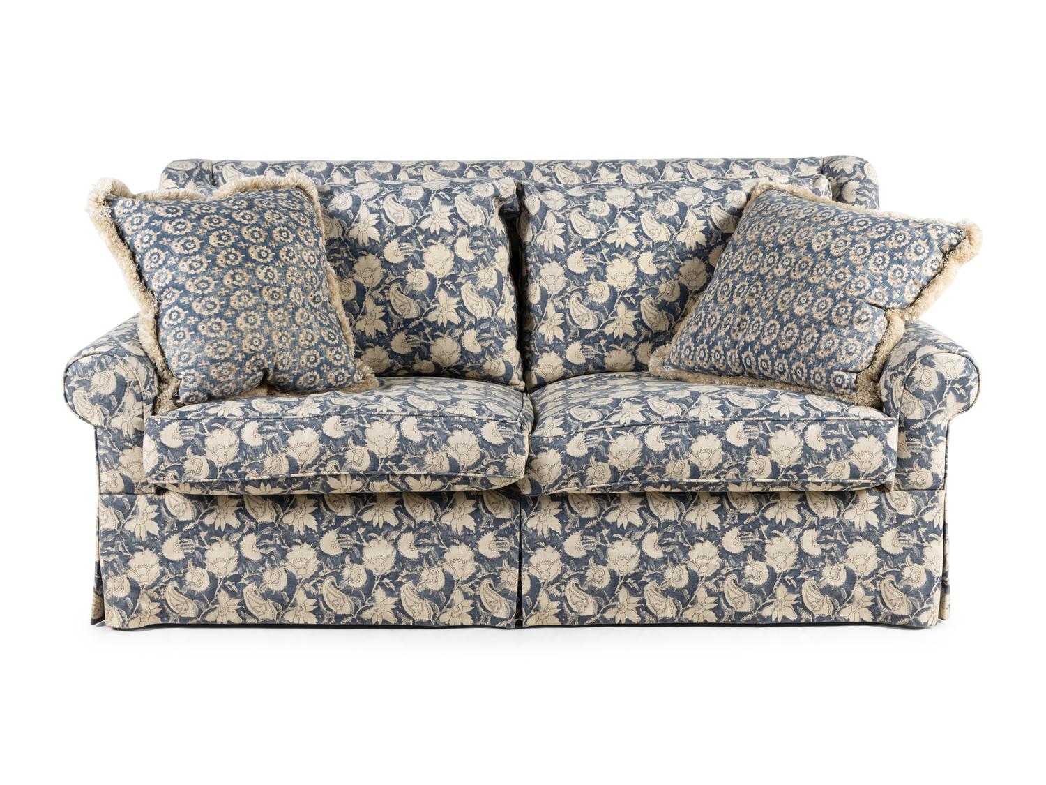 A JJ Custom Two-Seat Sofa