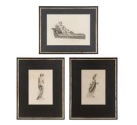 A Set of Three Italian Engravings