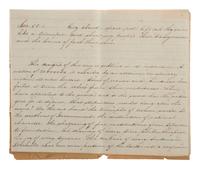 [CIVIL WAR]. Manuscript sermon signed by J. Romeyn Berry, including discussion of the evil of slavery. Kinderhook, NY, 26 September 1861.