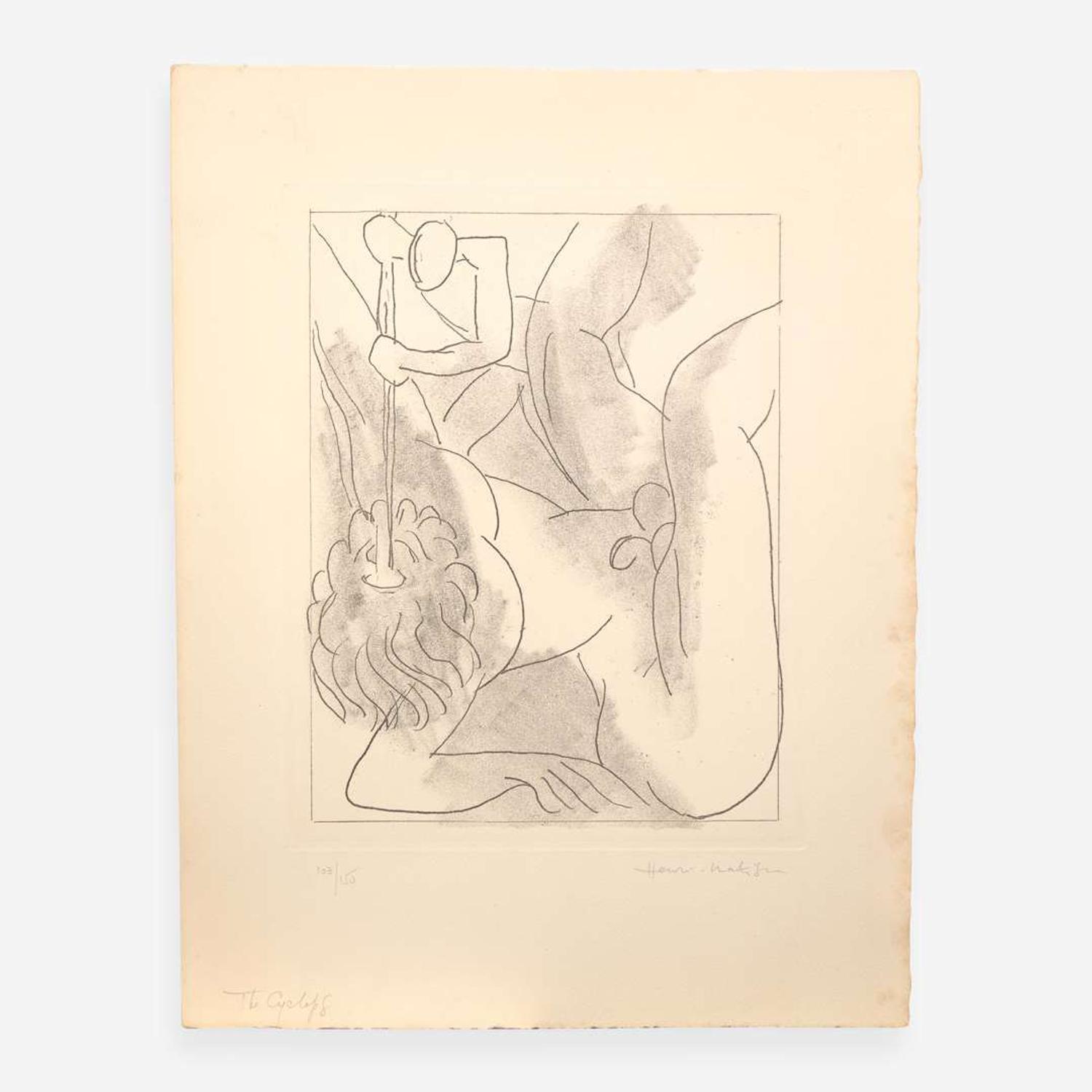 Henri Matisse (French, 1869-1954) Ulysses, Suite of 6 Etchings