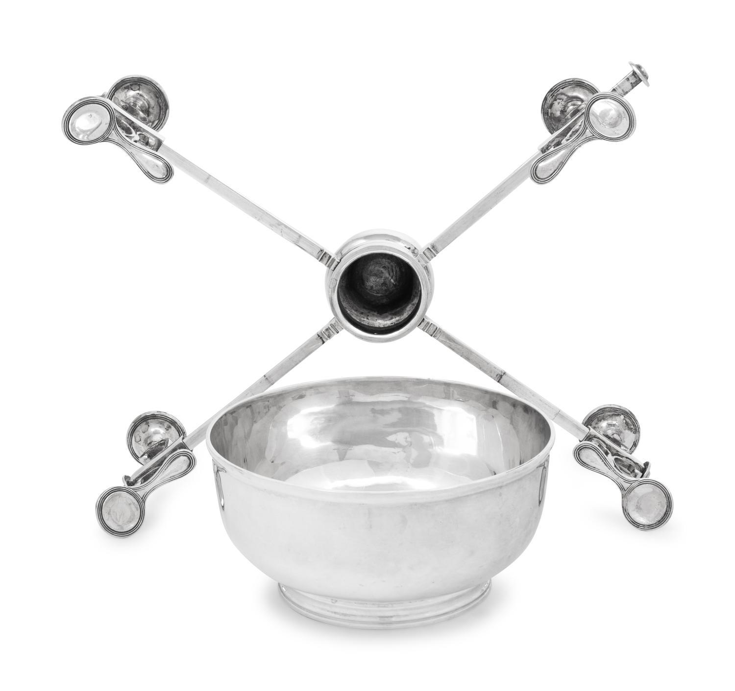 A George III Silver Dish Cross
