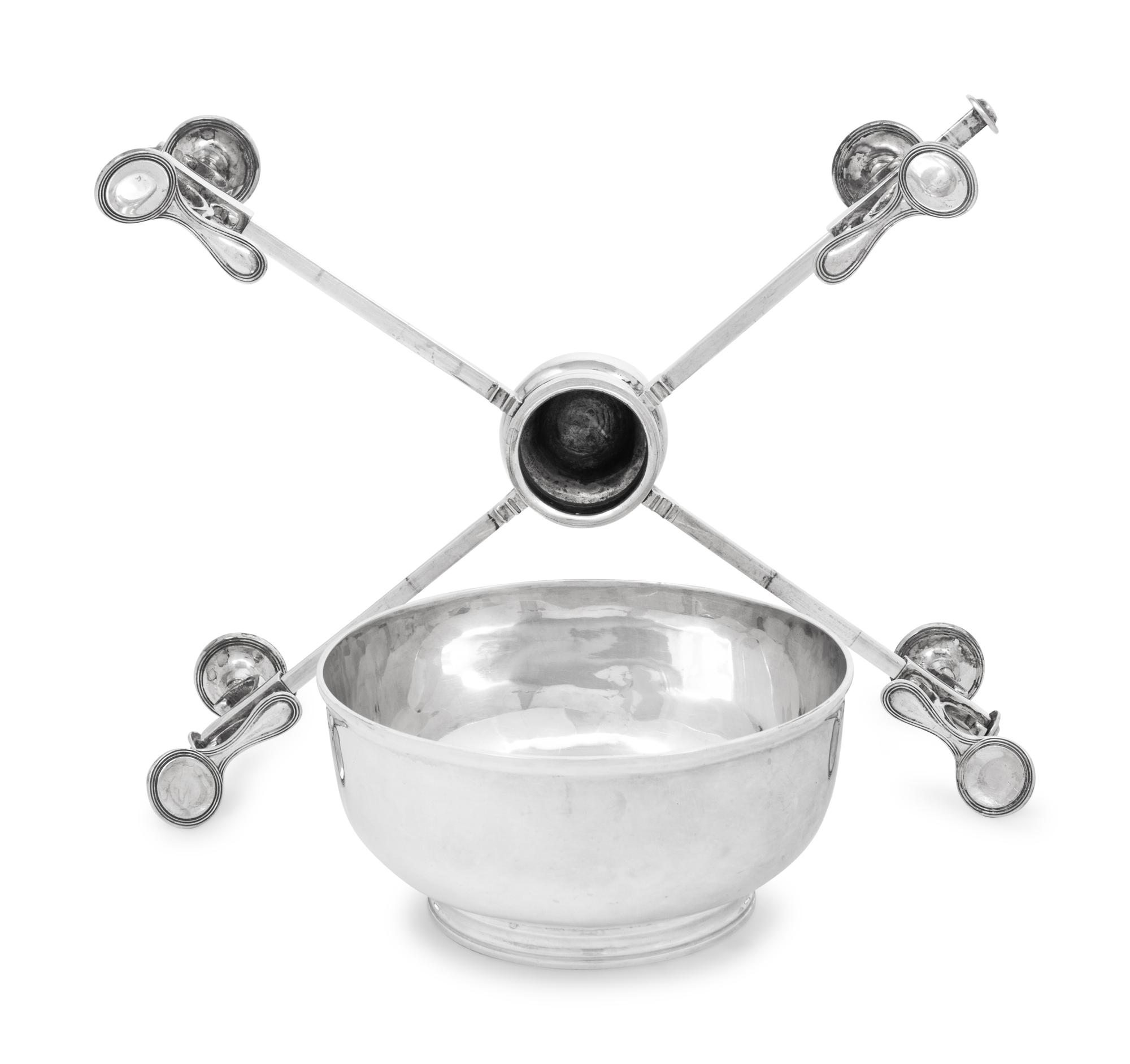 A George III Silver Dish Cross