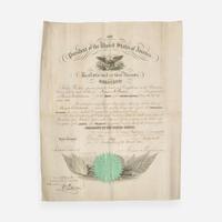 [Presidential] [Bunce, Francis M.] Buchanan, James Signed Military Commission