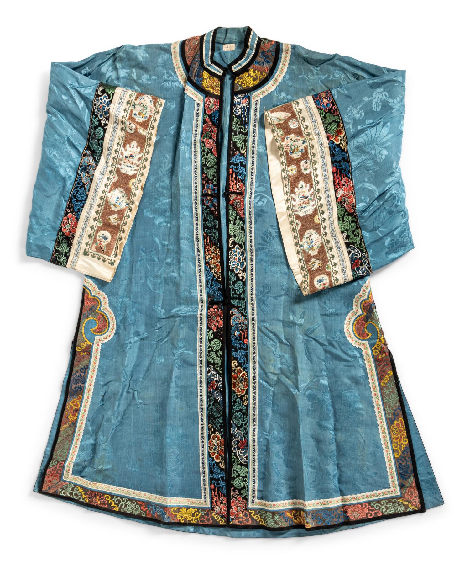 Three Chinese Embroidered Silk Lady's Jackets