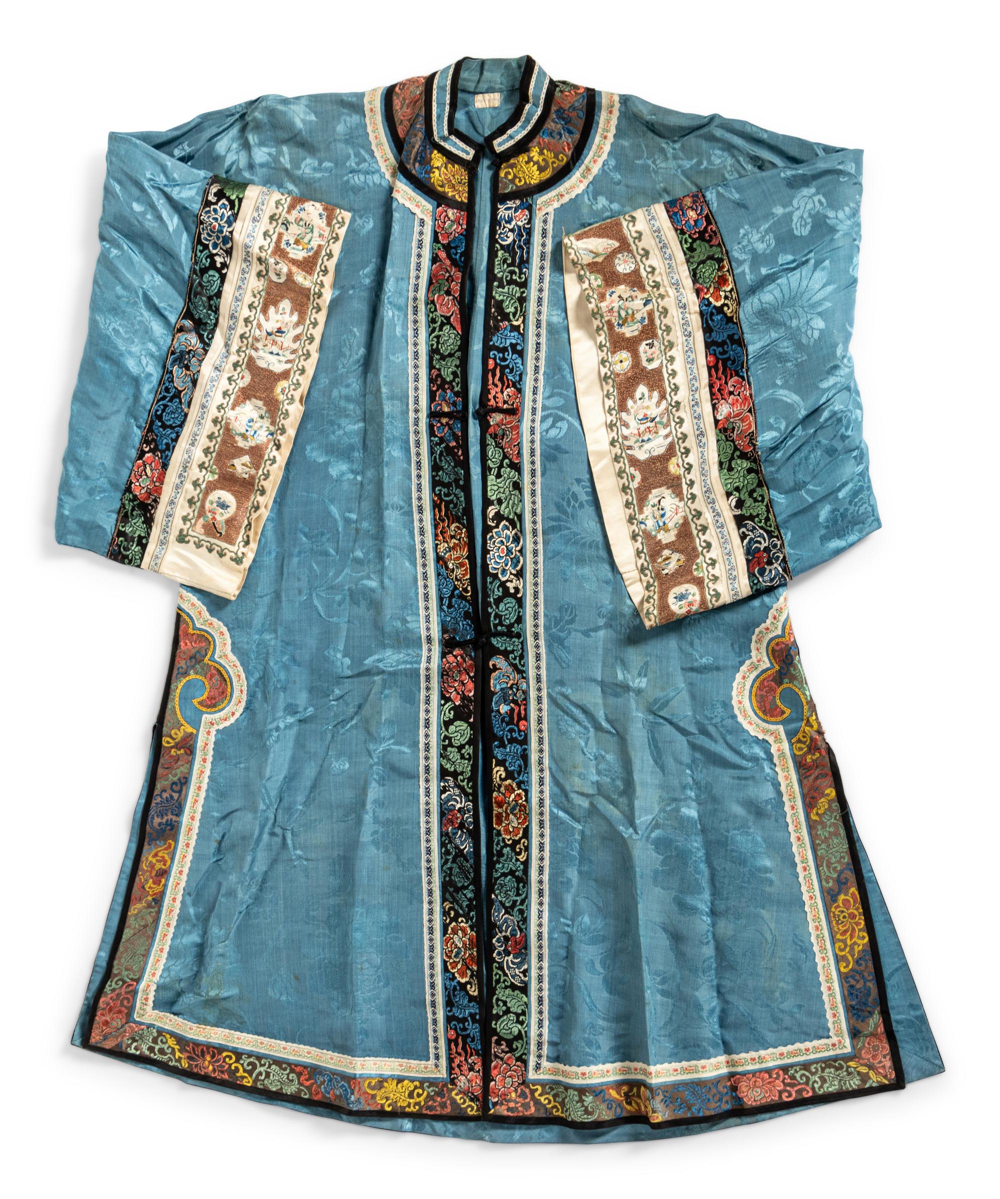 Three Chinese Embroidered Silk Lady's Jackets