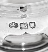 An English Silver Kettle on Lamp Stand