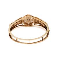 DIAMOND AND ENAMEL BANGLE BRACELET