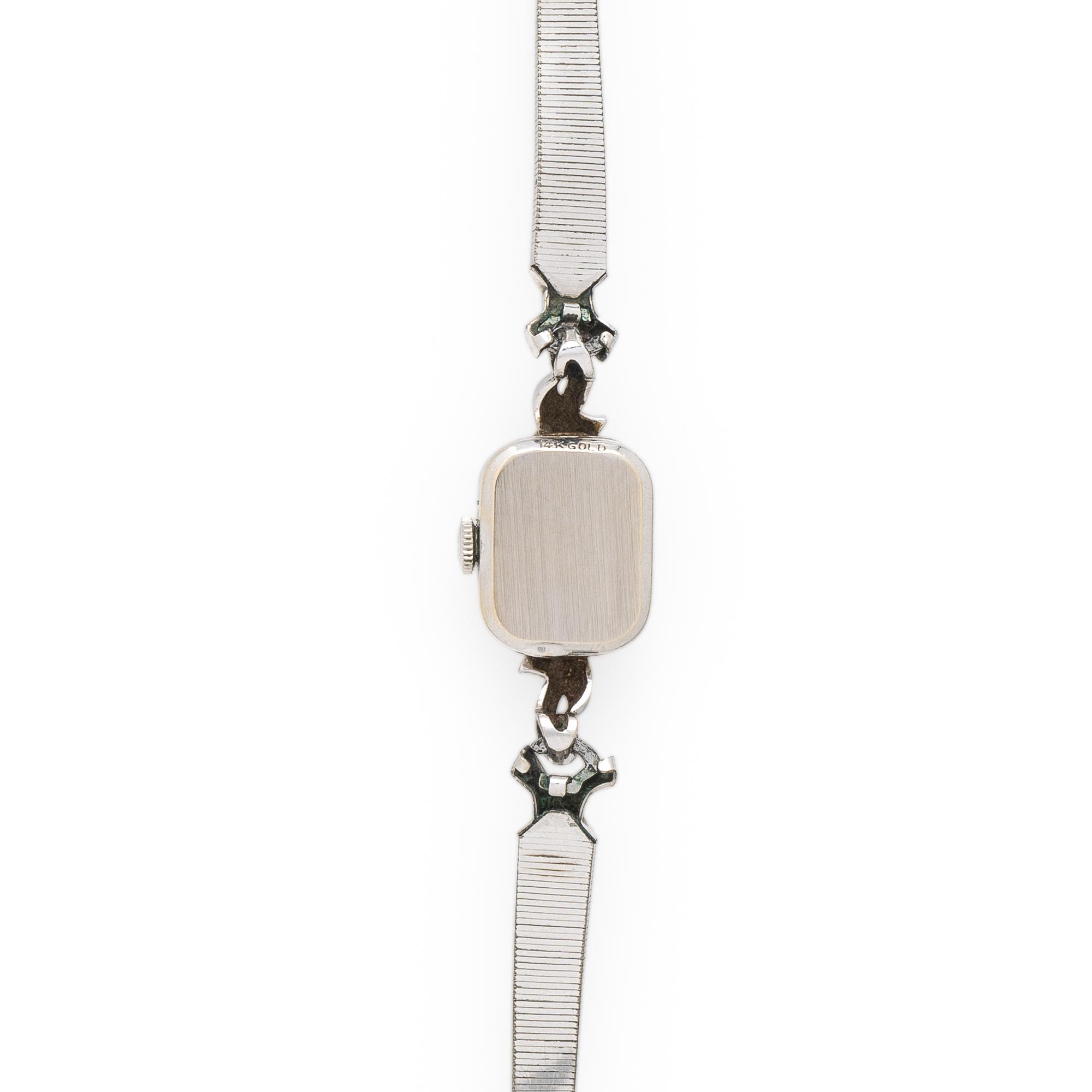 Omega, White Gold and Diamond Watch