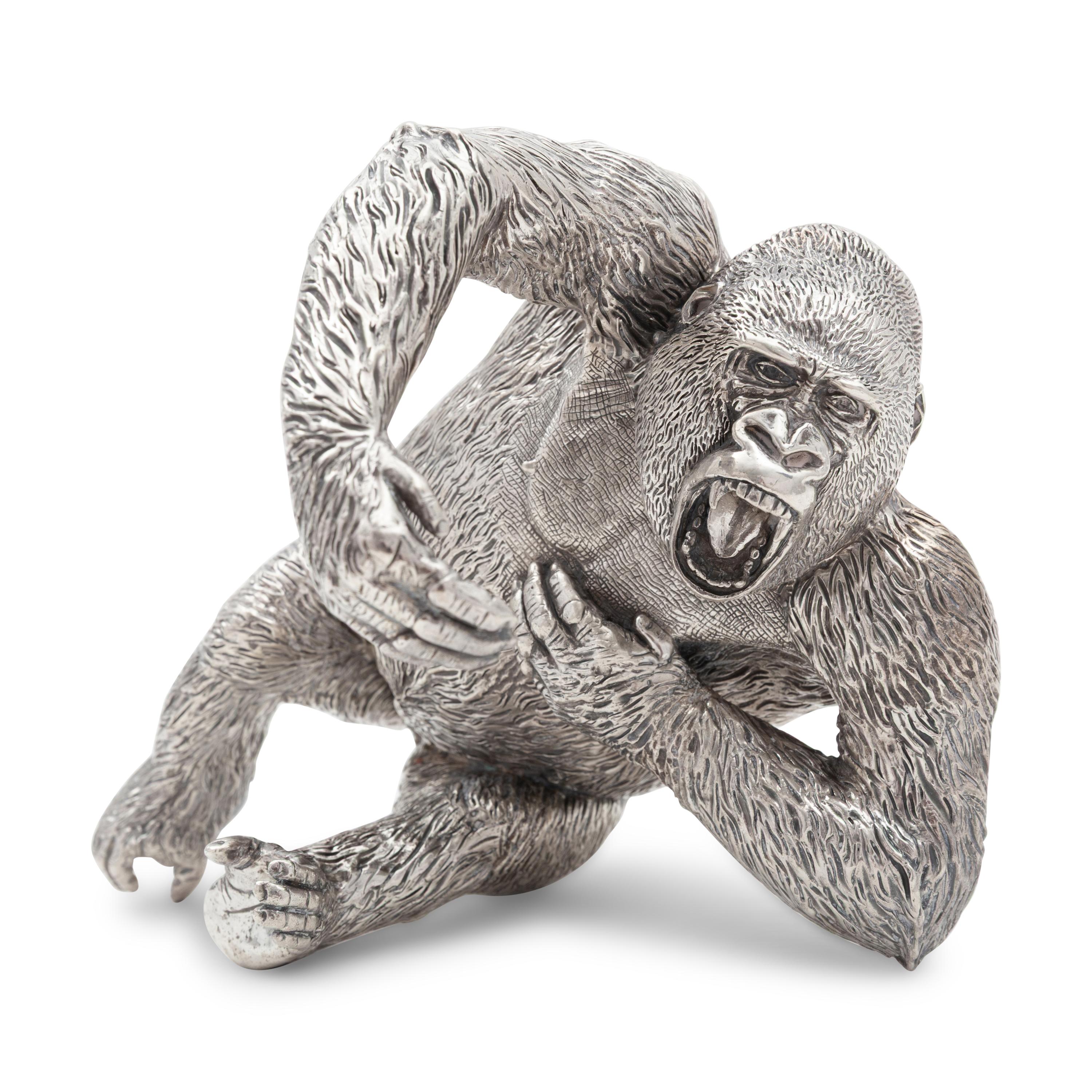 Patrick Mavros (Harare, Zimbabwe, Est. 1978) — Young Male Gorilla Lying (Peter), 1996