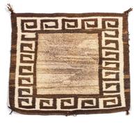 Navajo Single Saddle Blanket 26 x 29 inches