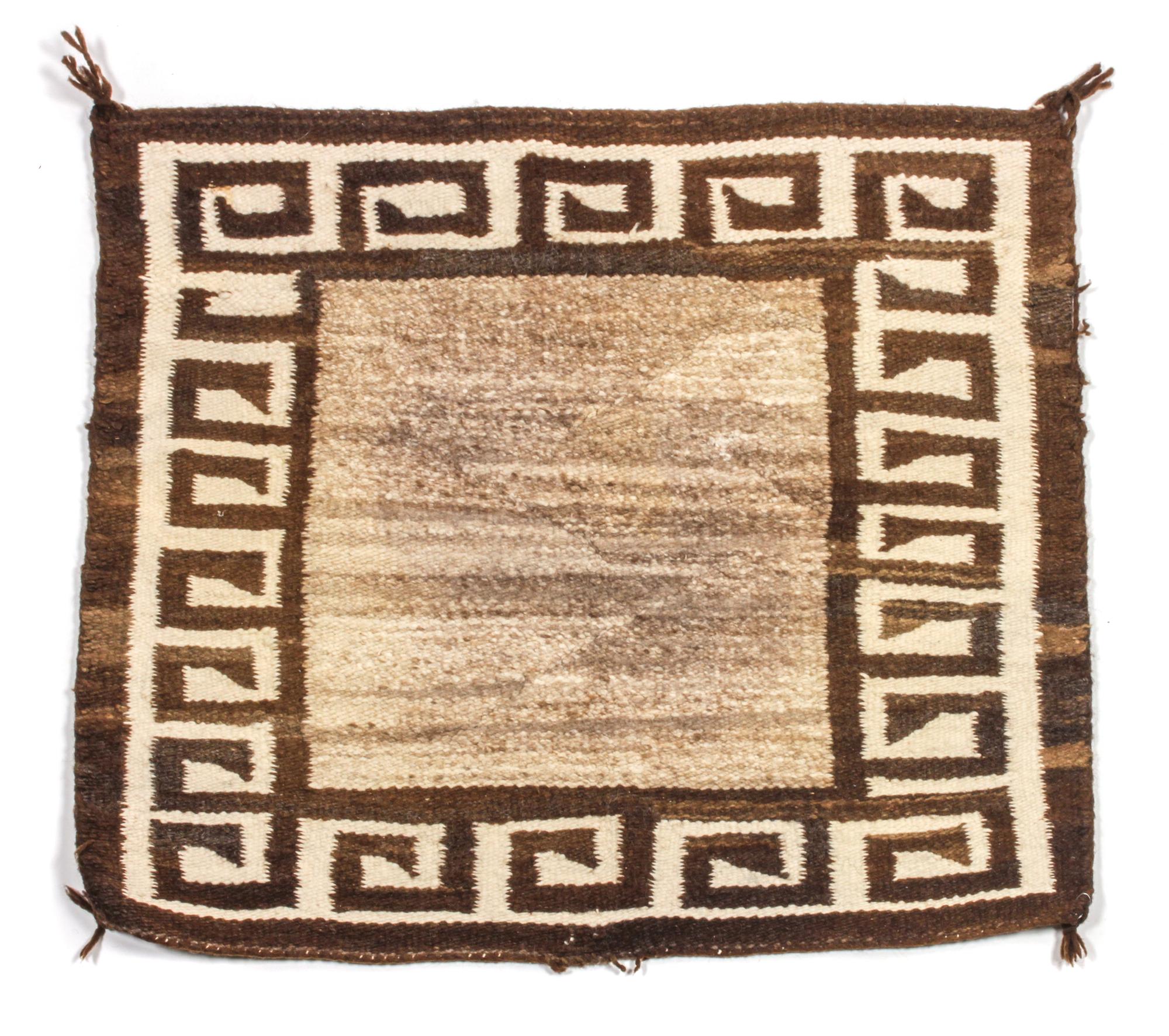 Navajo Single Saddle Blanket 26 x 29 inches