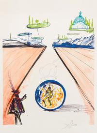 Salvador Dali, (Spanish, 1904-1989), Imaginations and Objects of the Future (suite of 10 with box and text), 1975
