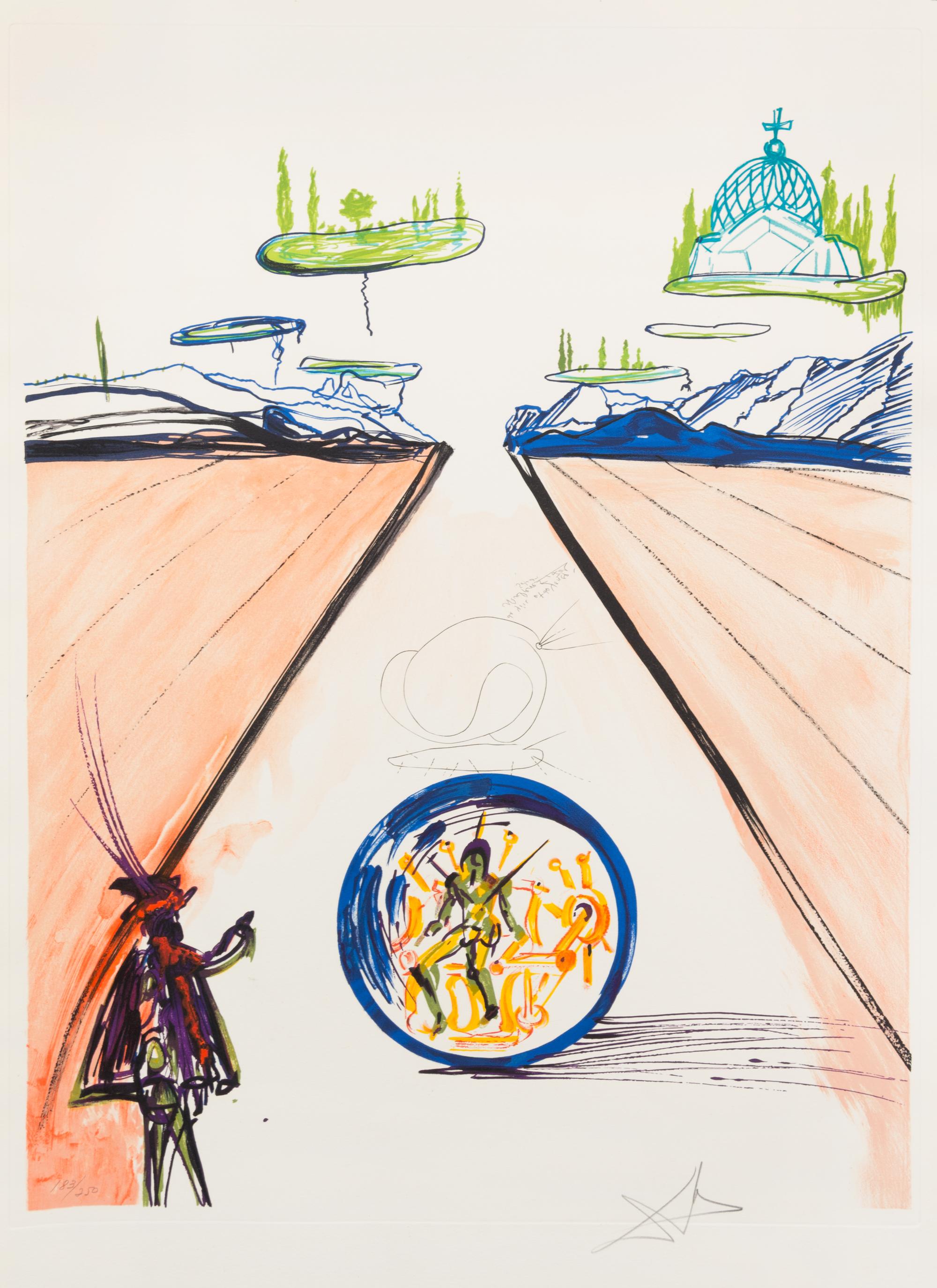 Salvador Dali, (Spanish, 1904-1989), Imaginations and Objects of the Future (suite of 10 with box and text), 1975