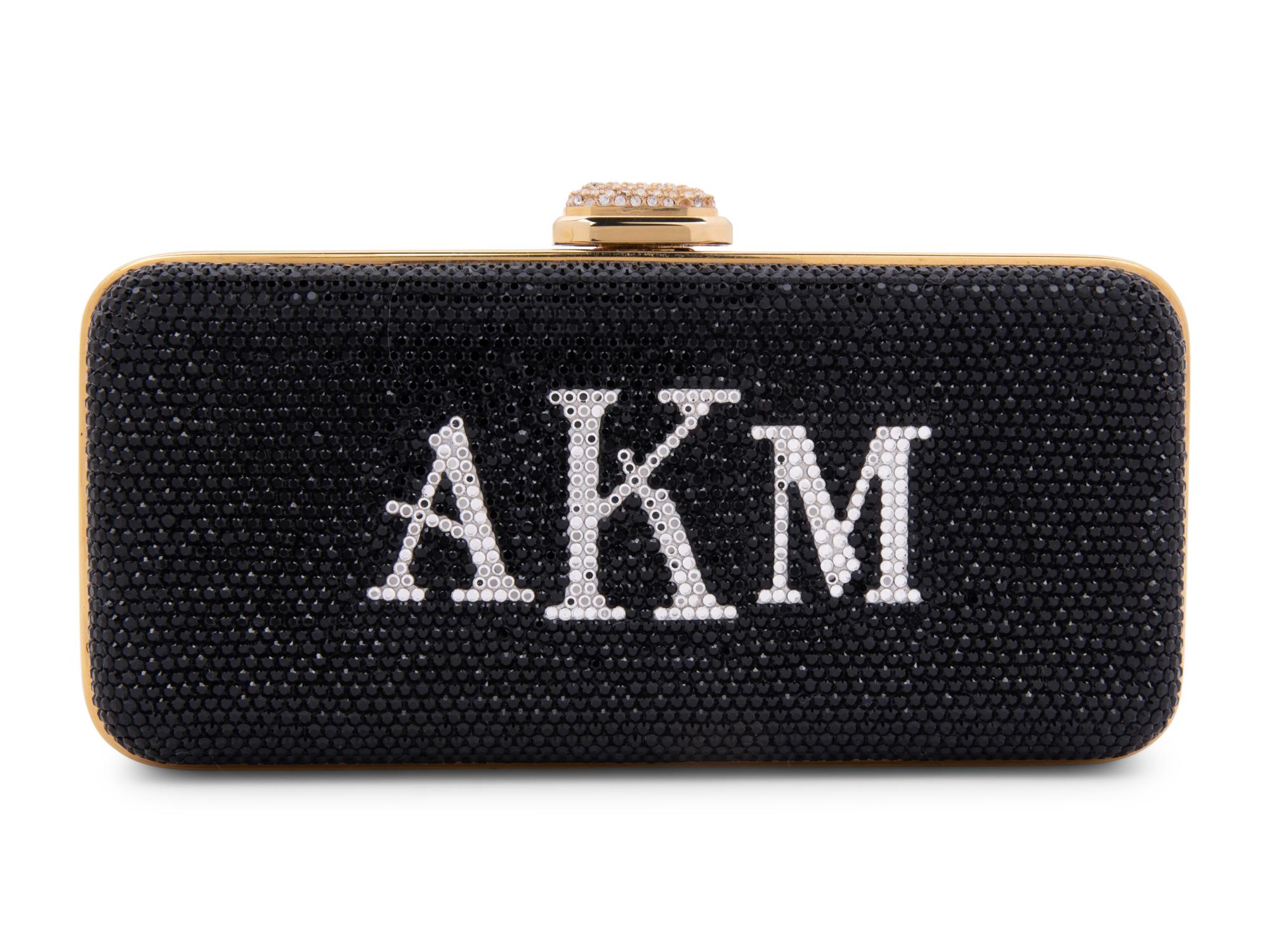 Judith Leiber "AKM" Monogrammed Minaudière