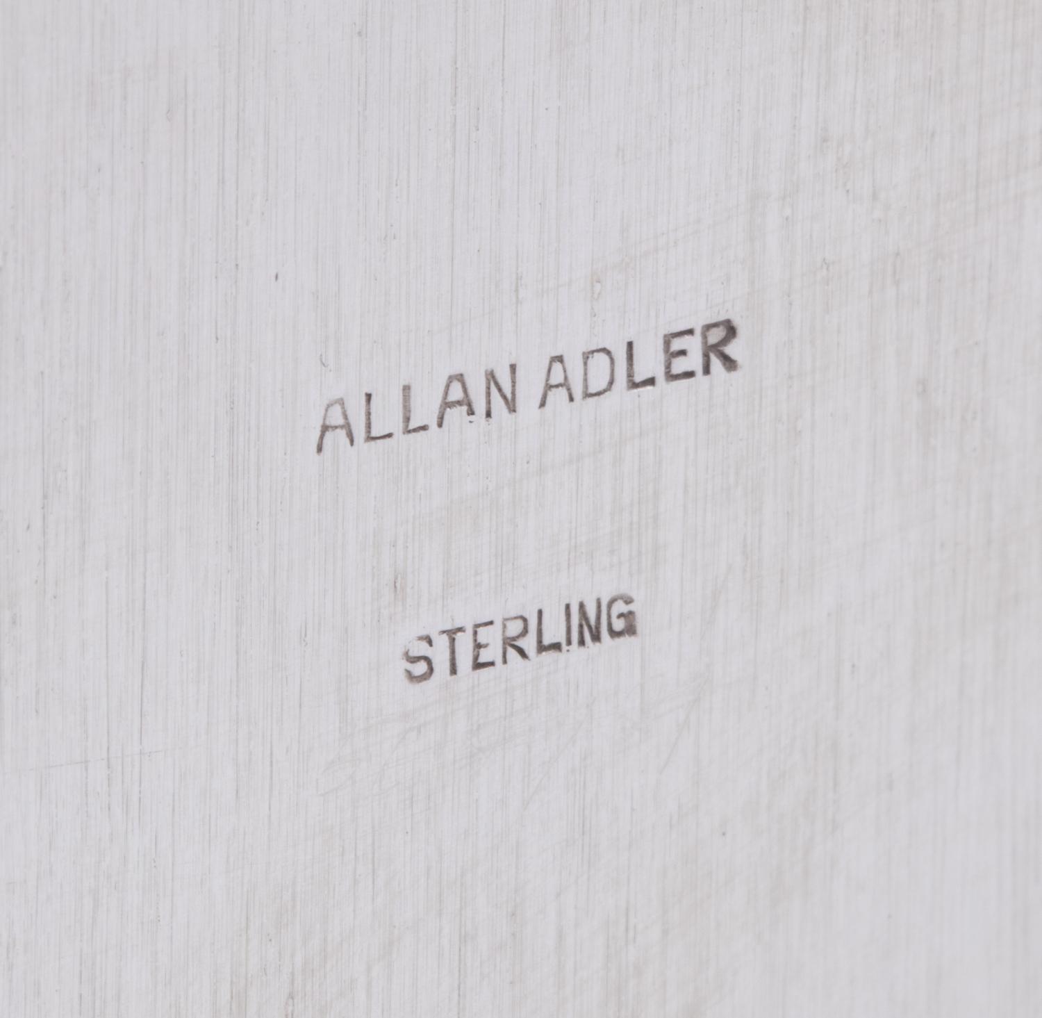 An Allan Adler Silver Dish